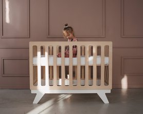 Детская кроватка для новорождённых Милки-7