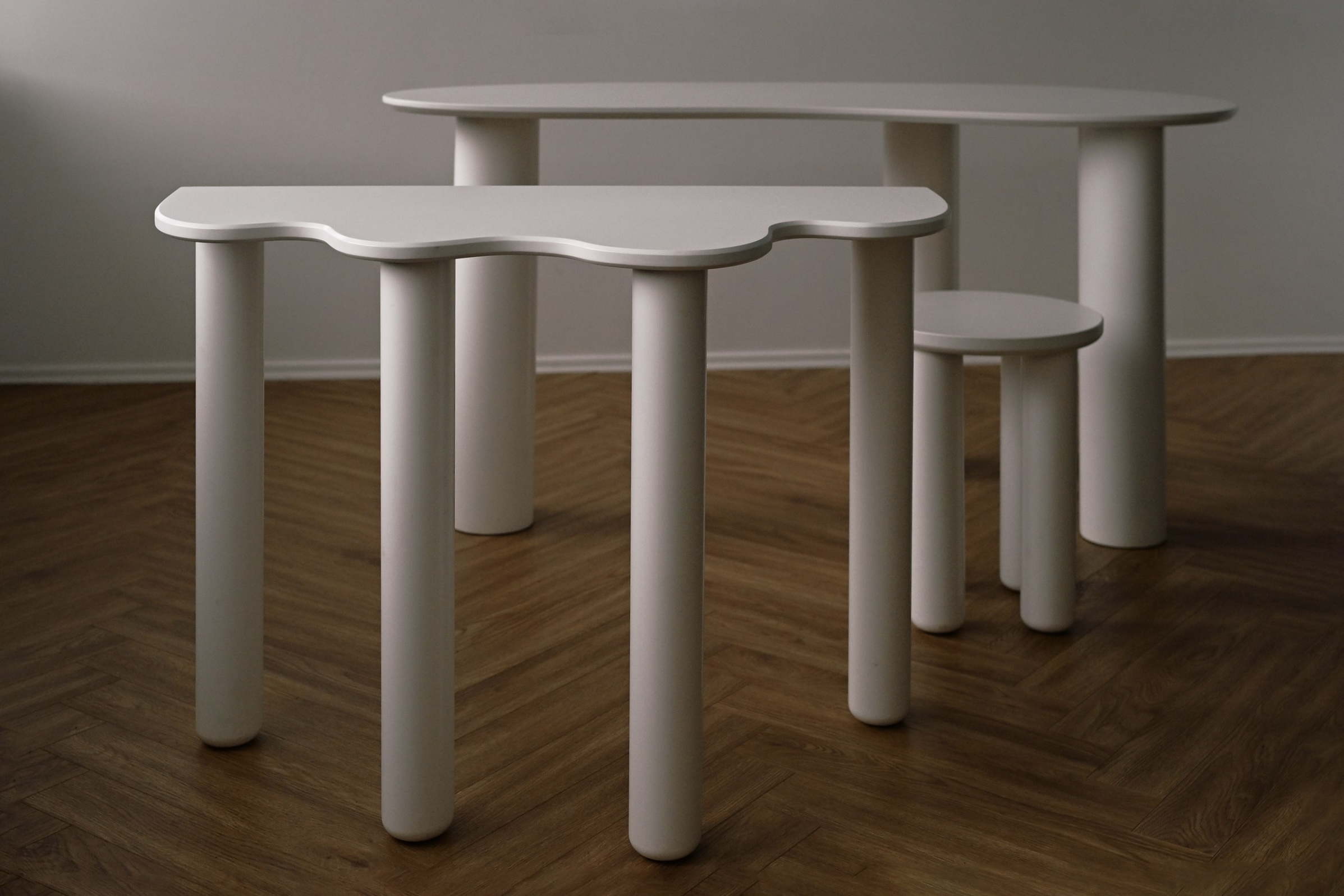 Мебель KUBI в цвете года Pantone 2026 — Cloud Dancer-1