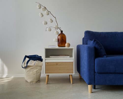 Прикроватная тумбочка Диппо с ящиком