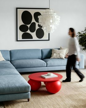 Журнальный столик на ножках шары-4