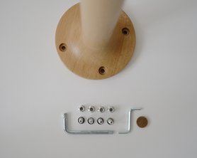 Ножки мебельные деревянные для стола Бук 715 мм - 4 шт.-2