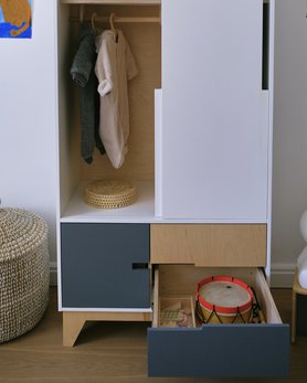 Детский шкаф для одежды Плэй-2