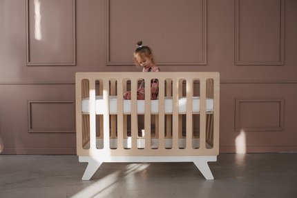 Детская кроватка для новорождённых "Милки"