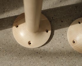 Ножки мебельные деревянные для стола Береза 715 мм  - 4 шт.-3