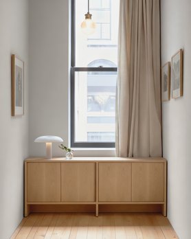 Тумба под ТВ Кабинет из шпона дуба-3