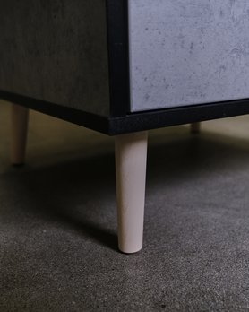 Ножки мебельные деревянные наклонные Береза 150 мм - комплект 4шт-3