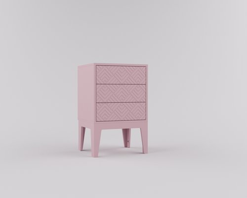 Тумбочка 3 ящика Flow Арт.2456