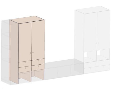 Шкаф Форма #2