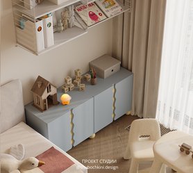 Тумба Мон 4 секции Арт. 5875-1