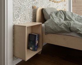 Кровать двуспальная с окантовкой из массива осины-2