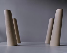 Ножки мебельные деревянные наклонные Береза 150 мм - комплект 4шт-5
