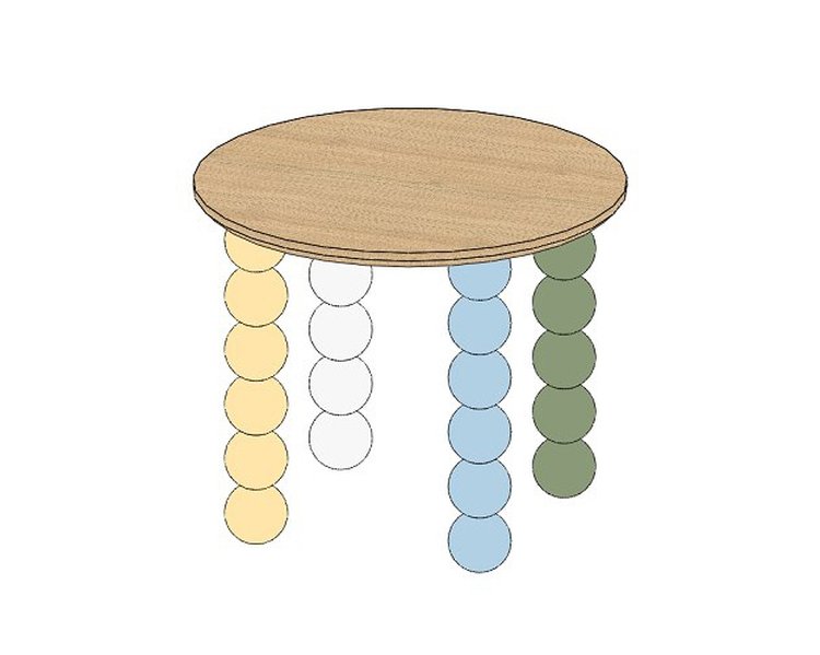 Журнальный стол Бусы