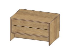 Тумба под стеллаж Кабинет Просто-1