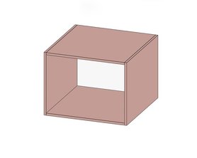 Антресоль для углового стола Форма-1