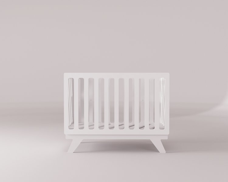 Детская кроватка для новорождённых Милки в цвете