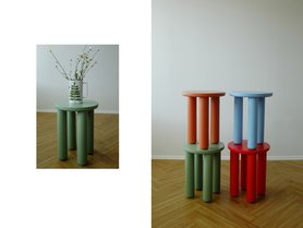 Столик - табурет MON на 4-х ножках в наличии-2