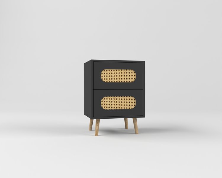 Тумба прикроватная ротанг Луми