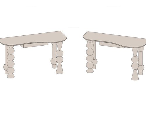 Стол с ножками Конструктор Арт. 9713