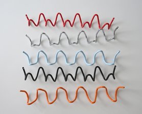 Вешалка металлическая в серебряном цвете-4