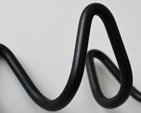 Вешалка металлическая в чёрном матовом цвете-4