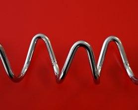 Вешалка металлическая в серебряном цвете-3