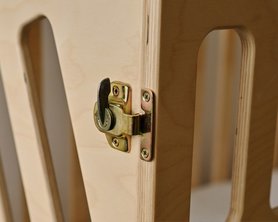 Детская кроватка для новорождённых Милки Easy с откидным бортиком и  ящиками-5