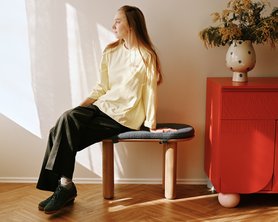 Скамья Мон из шпона дуба-4