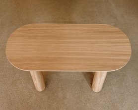 Скамья Мон из шпона дуба-5