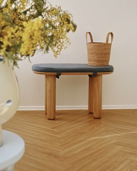 Скамья Мон из шпона дуба-11