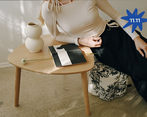 Журнальный столик треугольный 11.11. Черная пятница