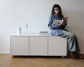 Тумба Моди Соты 1, 2, 3, 4 секции-12