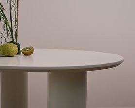 Стол Фасоль с ножками цилиндр-5