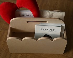 Переносная полка Фло с ручкой натуральная-12