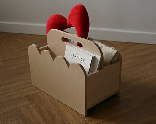 Переносная полка Фло с ручкой натуральная