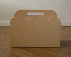 Переносная полка Фло с ручкой натуральная-2