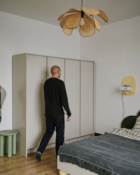 Шкаф для одежды Cabinet четырехстворчатый-9