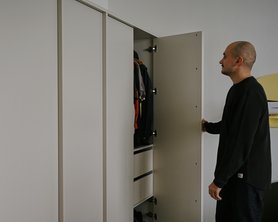 Шкаф для одежды Cabinet четырехстворчатый-7