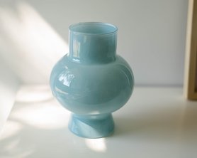 Ваза для цветов голубая SALE-1