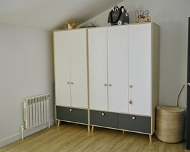 Шкаф для одежды 2 дверцы ББС-4