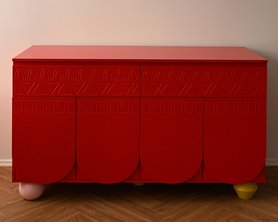 Комод с арочными фасадами Псковские мотивы ЛИКВИДАЦИЯ-2