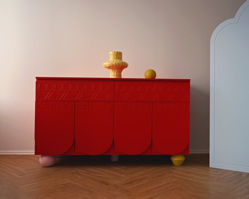 Комод с арочными фасадами Псковские мотивы