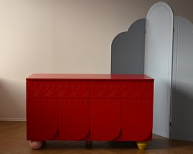 Комод с арочными фасадами Псковские мотивы-7