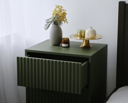 Тумба с объёмными полосками Поток ЛИКВИДАЦИЯ