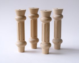 Ножки мебельные деревянные Античные Бук 180 мм. - комплект 4 шт.-2