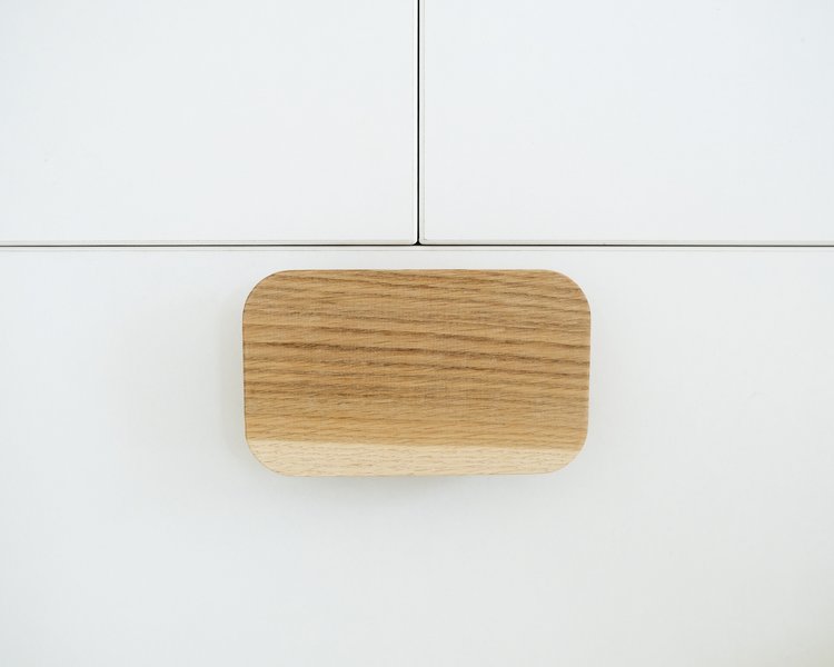Ручка мебельная деревянная Овал