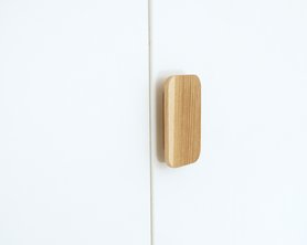 Ручка мебельная деревянная Овал-2