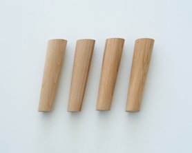 Ножки мебельные деревянные наклонные Бук 150 мм - комплект 4шт-2
