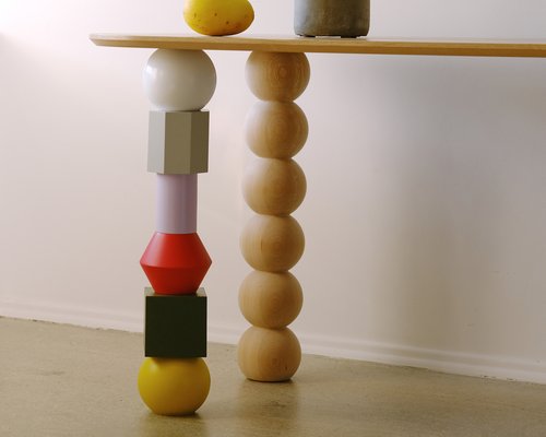 Ножка Шары натуральная 720 мм, 1 шт.