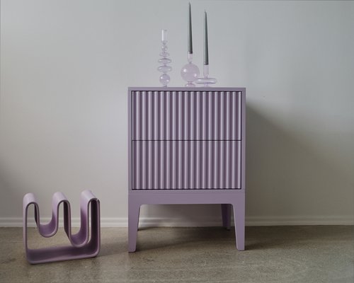 Тумба с объёмными полосками Поток