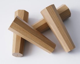 Ножки мебельные деревянные Грани Бук 150 мм. - комплект 4 шт.-2